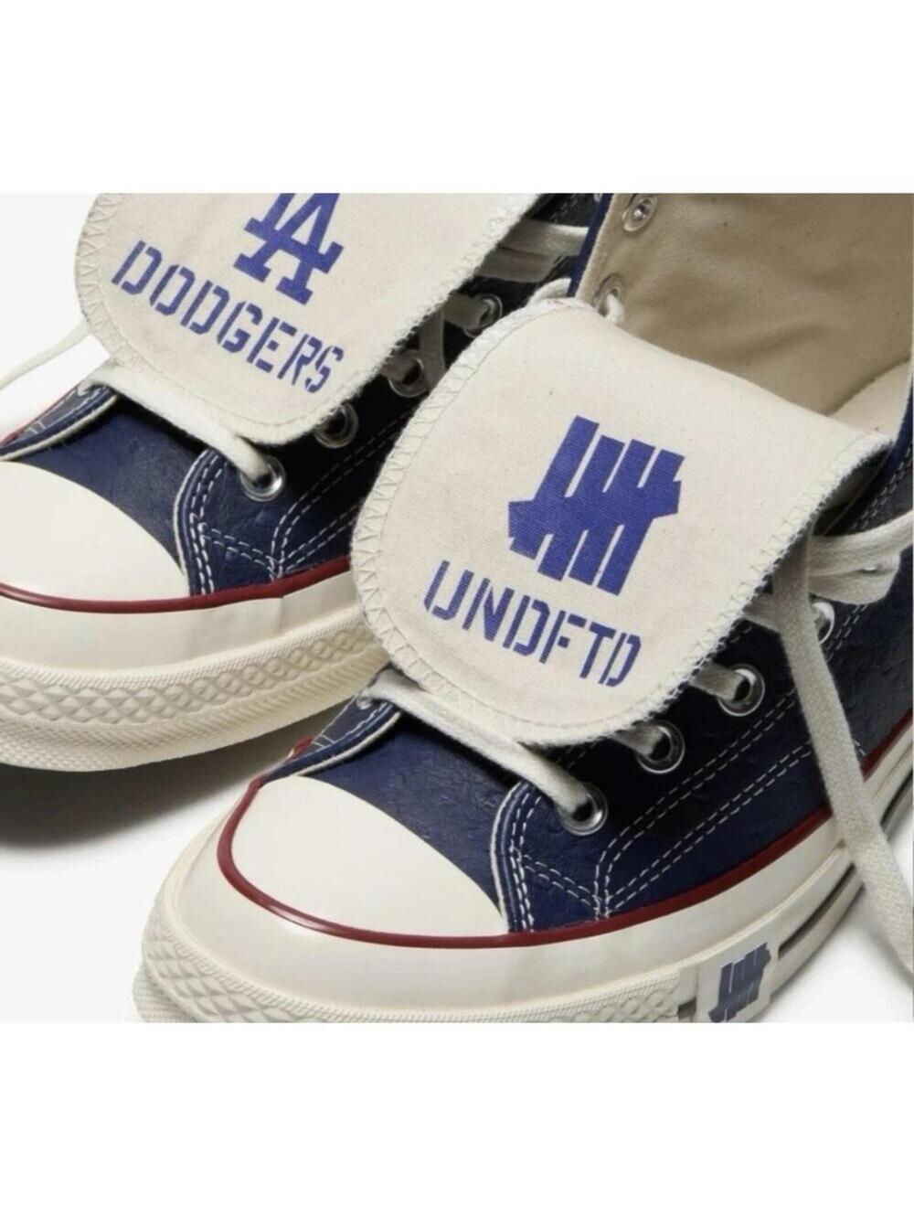 UNDEFEATED CONVERSE  LA DODGERS CHUCK SNEAKERS 8.5